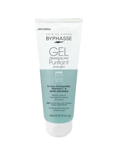 Gel de curatare purifiant pentru toate tipurile de ten, 200ml, Byphasse