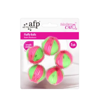 Afp Modern Cat Fluffy Balls Set 5 Buc