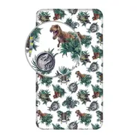 Cearceaf pentru copii din bumbac cu elastic 90x200 cm Jurassic World "Roar" – Jerry Fabrics