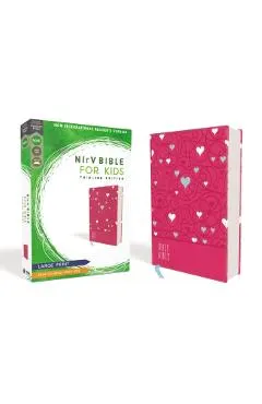 Nirv, Bible for Kids, Large Print, Leathersoft, Pink, Comfort Print: Thinline Edition
