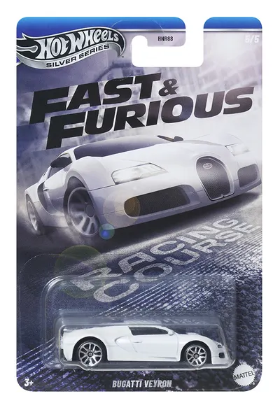 Masinuta Fast and Furious, Hot Wheels, Bugatti Veyron, JBY43