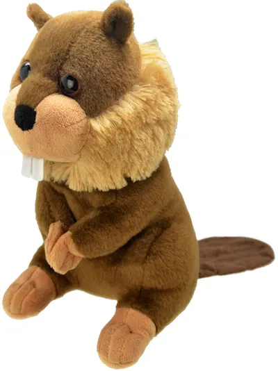 Jucărie de pluș Wild Planet - Castor, 28 cm