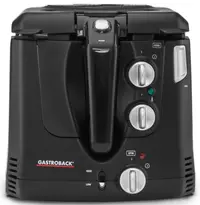 Friteuză Gastroback - VITA-SPIN, 2000W, 2.5 l, negru