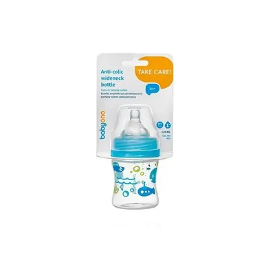 Babyono Sticluță de hrănire 120 ml albastru 402/01
