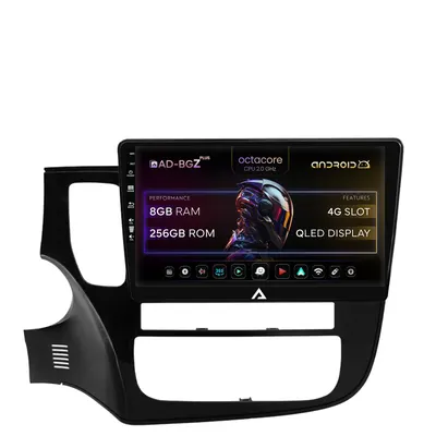 Navigatie Mitsubishi Outlander (2013-2020), Android, Z-Octacore 8GB RAM + 256GB ROM, 10.1 Inch - AD-BGZ10008+AD-BGRKIT268