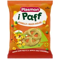 Pufuleti cu mazare si porumb +12 luni, 15g, Plasmon