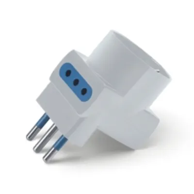 Space Saver Adaptern2p+e-10a-(s11) White 1x2p+e-16a-(p30) 2x2p+e-10a-(p11)