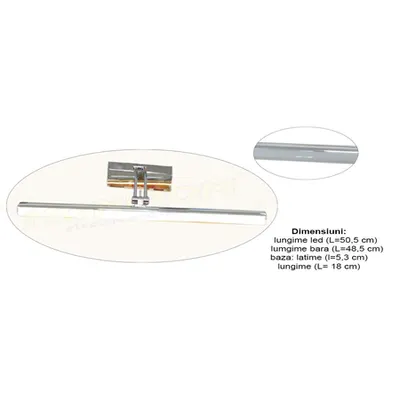 LED – Aplica baie 1098 – 20w/3200k