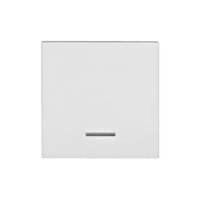 Clapetă albă, cu indicator luminos transparent