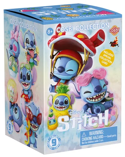 Mini-figurină Hot Toys Disney: Lilo & Stitch - Stitch on Holiday, Cosbi Series, Blind Box, sortiment