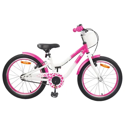vidaXL Bicicletă pentru Copii 18 Inci pentru 5-7 ani Roz