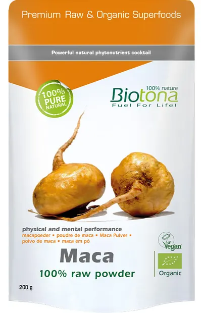 Pudră de maca, 200 g, Biotona