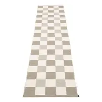 Covor tip traversă pentru interior și exterior bej/crem 70x300 cm Pix Dark Linen – Pappelina
