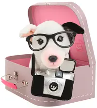 Jucărie de pluș Studio Pets - Charlie Bull Terrier, cu accesorii
