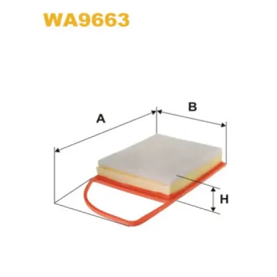 Filtru aer WIX FILTERS WA9663