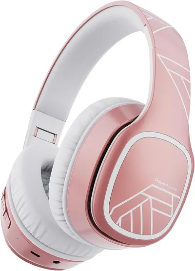 Căști wireless PowerLocus - P7, linia Rose Gold