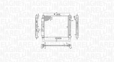 Radiator motor potrivit CHEVROLET AVEO KALOS; DAEWOO KALOS 1.2 1.4