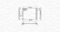 Radiator motor potrivit CHEVROLET AVEO KALOS; DAEWOO KALOS 1.2 1.4