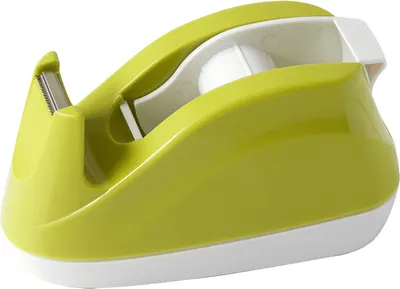 Suport adeziv Deli Vivid - E808, pentru adeziv 19 mm/33 m, verde