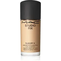 MAC Cosmetics Mini Studio Fix Fluid SPF 15 24HR Matte Foundation + Oil Control machiaj cu efect matifiant SPF 15 culoare NC17 15 ml