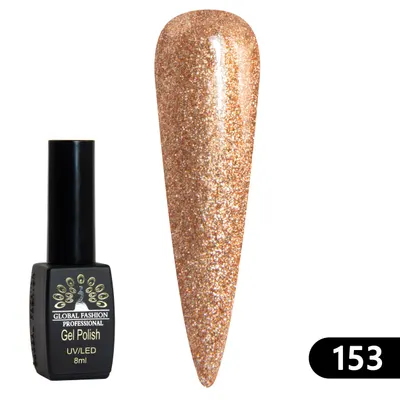 Oja semipermanenta BLACK ELITE, Global Fashion 8 ml, 153 Engros