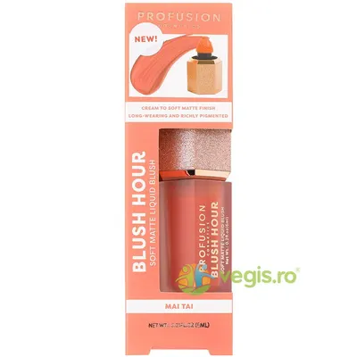 Blush Lichid Mat Delicat Blush Hour Mai Tai 6ml