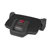 Sandwich-maker Hausberg HB631NG, 1600-1800W, Placi antiaderente, Negru/Inox Engros