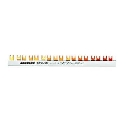 Baretă cu contacte furcă, 10 mm², L1/L2/L3/N, 4 poli, 56UH