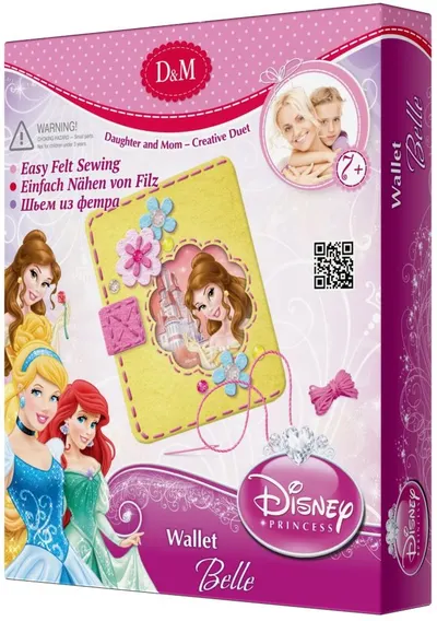 Set creativ Revontuli Toys Oy - Coase singur, portofel cu Belle