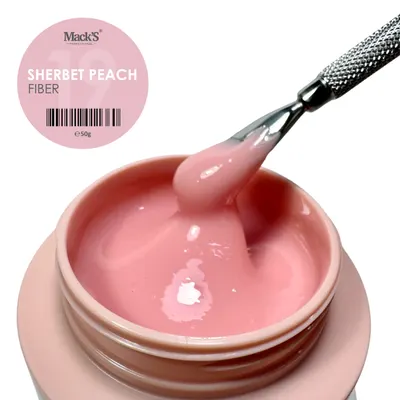 Gel Uv Constructie Fiber Sherbet Peach 19 Mack's 50g