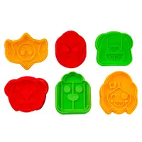 Set de forme de biscuiți CineReplicas Games: Brawl Stars - Set of 6