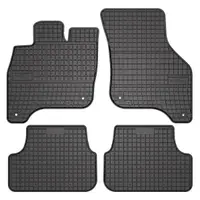Covor podea FROGUM cauciuc, 4 buc. BASIC, fata spate, set, culoare neagra, potrivit VW GOLF VII 03.14-01.21, (Hybrid model version)