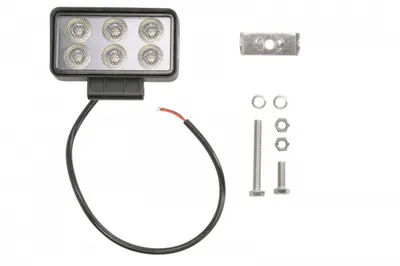 Lumina lucru (LED, 12 24 30V, 15W, 1000lm, numar diode: 6x3W, inaltime: 61mm, latime: 110mm, adancime: 55mm, lungime cablu: 0,45m, lumina dispersata)