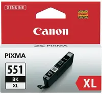 Cartuș de cerneală Canon - CLI-551XL BK, pentru PIXMA IP 7250, Black