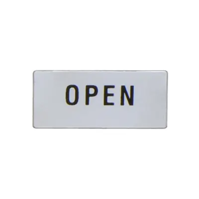 Eticheta cu text pentru LPX AU100 LEGEND HOLDER, OPEN