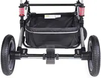 Carucior transformabil 2in1 Moni Gala Premium Panther cu sistem dublu de suspensii,cadru din aluminiu,maner reglabil pe inaltime,copertina XXL,sezut reversibil,husa picioare si geanta mamici inclusa