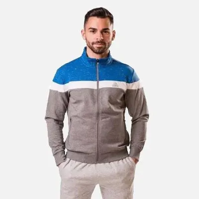 Bluza cu fermoar PEAK Advance gri/albastru