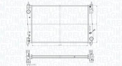Radiator Motor (manual) Potrivit Abarth Grande Punto, Punto, Punto Evo; Alfa Romeo Mito; Fiat Bravo Ii, Doblo, Doblo Cargo, Grande Punto, Punto Evo, Punto Evo Hatchback 1.3d-2.0d