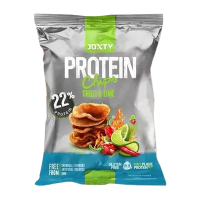 Chipsuri cu chili si lime cu 22% proteine, 50g, Enjoy