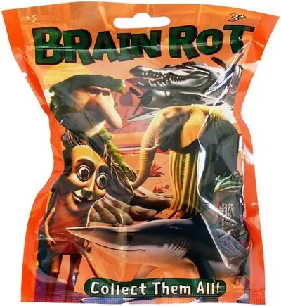 Figurină Felyx Toys – Brainrot, cu 3 cărți, sortiment