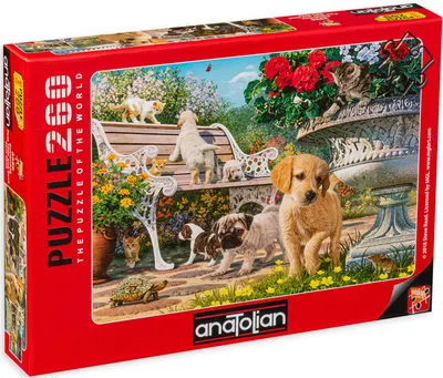 Puzzle Anatolian din 260 de piese - Animale de companie, Steve Reed