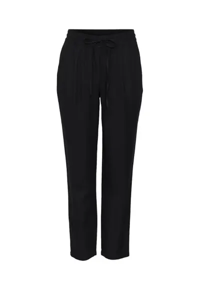 Pantaloni dama - 301751809 - Viscoza - Negru