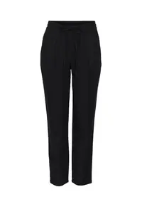 Pantaloni dama - 301751809 - Viscoza - Negru