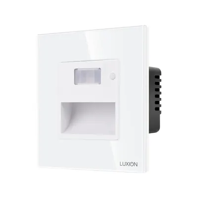 Lampa de Veghe cu Senzor de Miscare LUXION cu Rama din Sticla