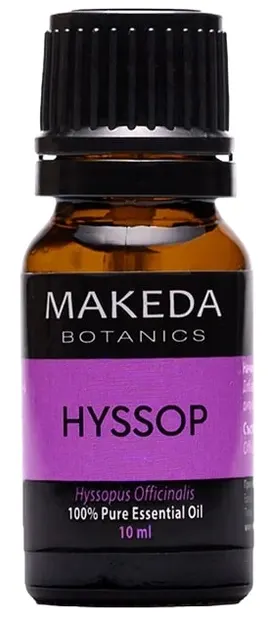 Makeda Botanics Ulei esențial de hisop, grad terapeutic, 10 ml