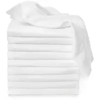 T-TOMI TETRA Cloth Diapers HIGH QUALITY White scutece textile White 70x70 cm 10 buc