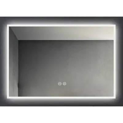 Oglinda dreptunghiulara cu iluminare LED si dezaburire Fluminia, Siza