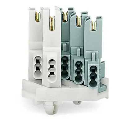 Female connector; 3-pole; 1,00 mm²; white