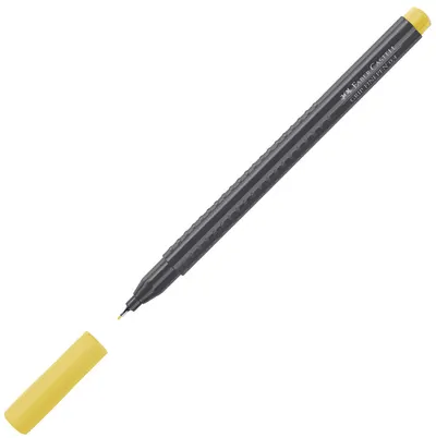 Liner Faber-Castell Grip - Galben, 0.4 mm