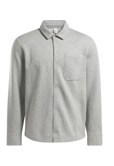 Jacheta-camasa barbati - croiala lejera - guler clasic - captuseala fleece - bumbac/poliester